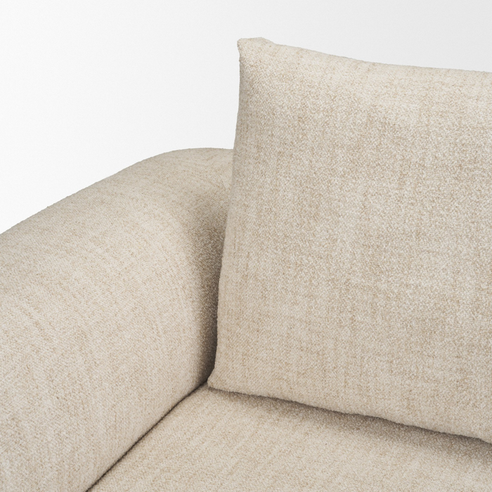 Warner 2-Piece Long Sofa [Beige]