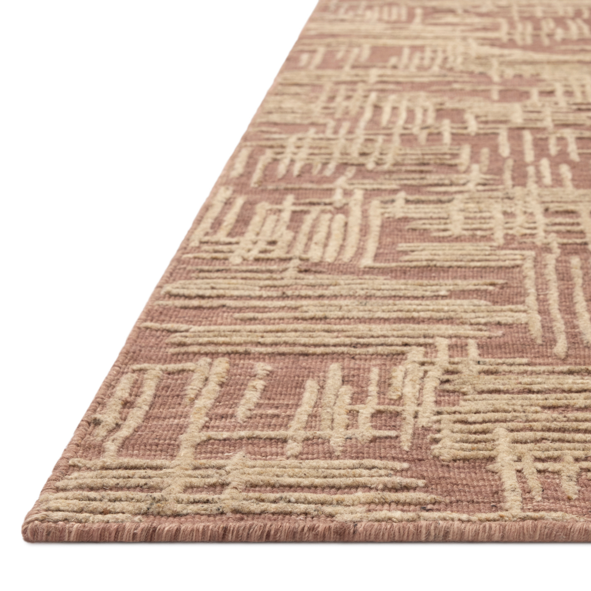 Woodriff WDR-01 Rug [Brick/Natural]