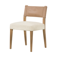 Ferris Dining Chair in Thames Cream