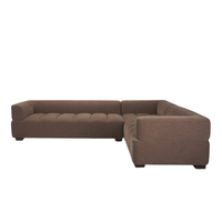 Warner Channel Small 3-PC Sectional [Brown]