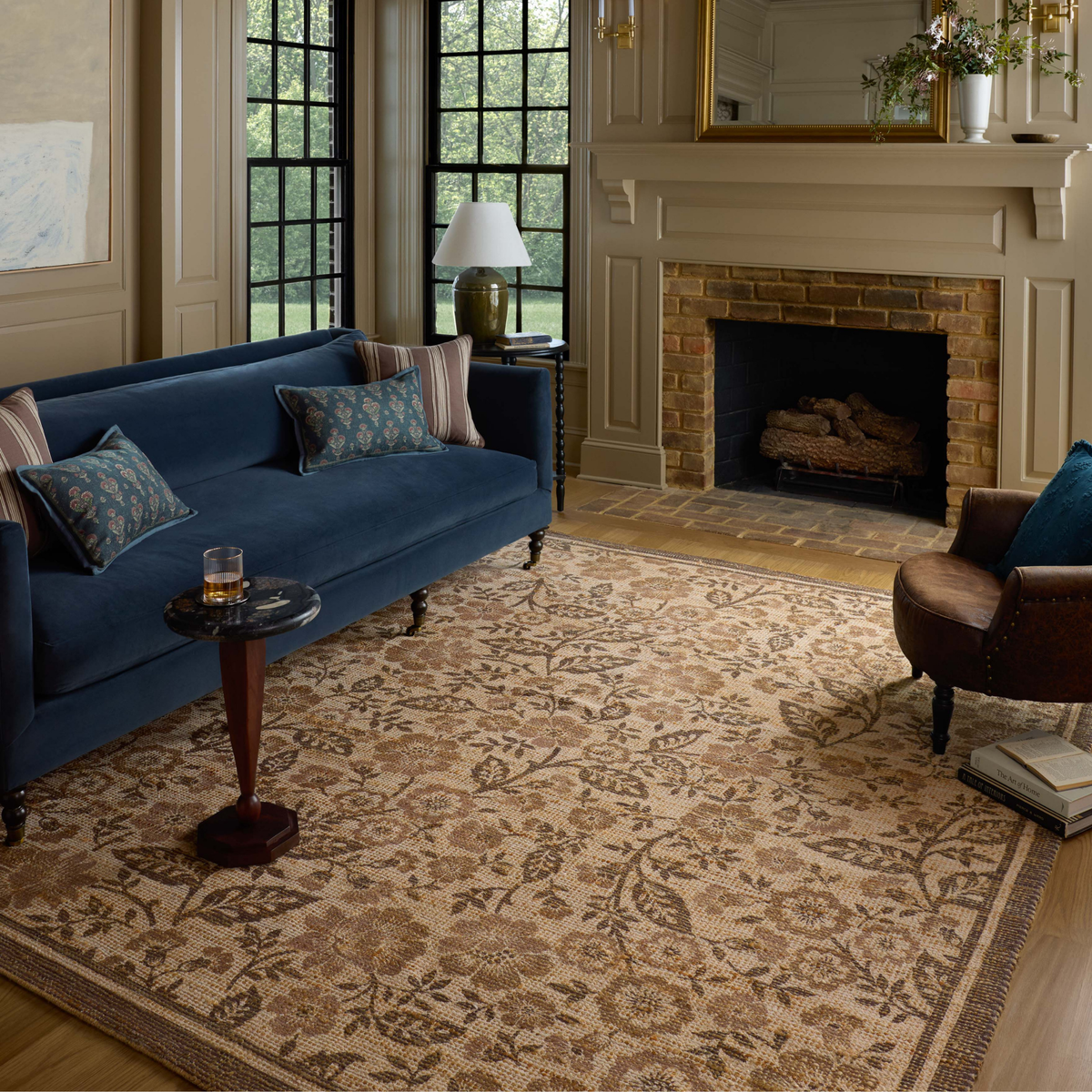 Rue (Chris Loves Julia × Loloi) RUE-03 Rug [Bark/Mocha]