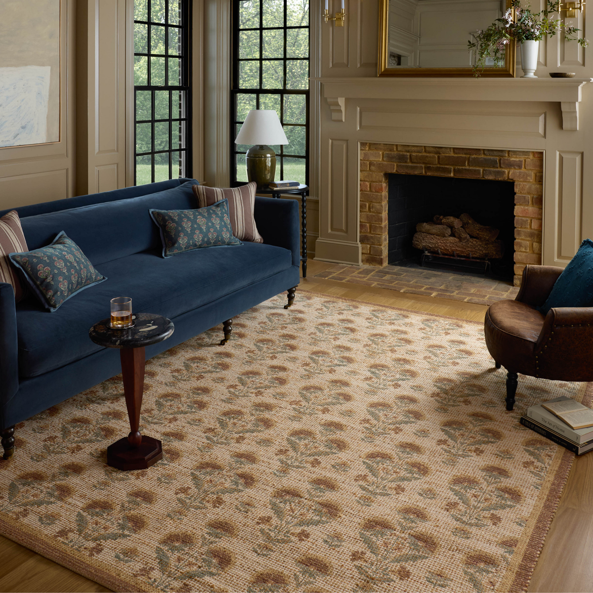 Rue (Chris Loves Julia × Loloi) RUE-01 Rug [Wheat/Sage]