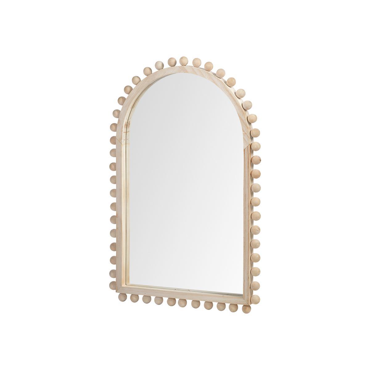 Leeds Arch Wood Mirror [23"W x 35"H]