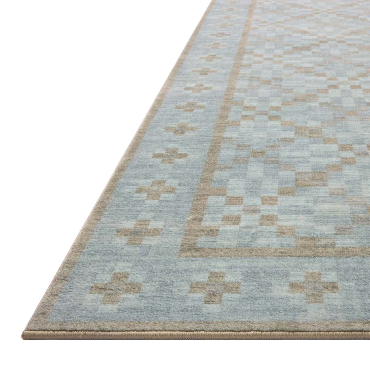 Bobby (Chris Loves Julia × Loloi) BOB-01 Rug [Spa/Khaki]