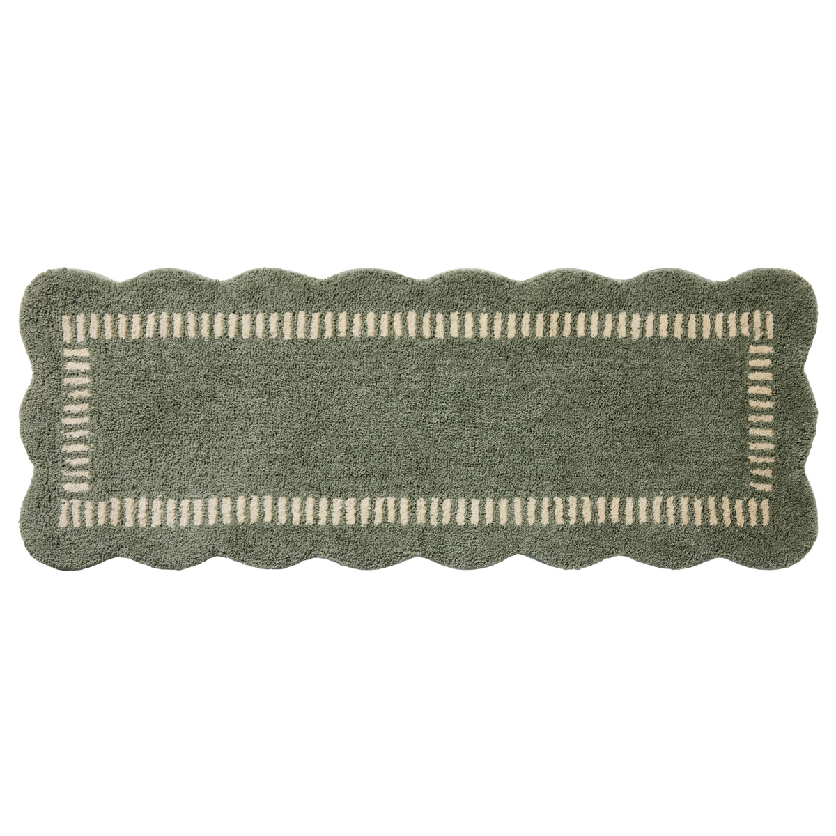 Valerie (Chris Loves Julia × Loloi) VLR-01 Bath Mat [Lagoon/Ivory]