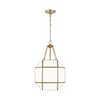 Morrison Small 3-Light Lantern with White Glass