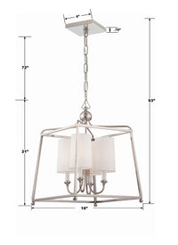Libby Langdon Sylvan 4 Light Lantern Chandelier