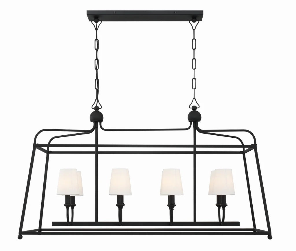 Libby Langdon Sylvan 8 Light Linear Chandelier