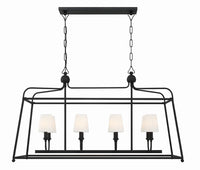 Libby Langdon Sylvan 8 Light Linear Chandelier