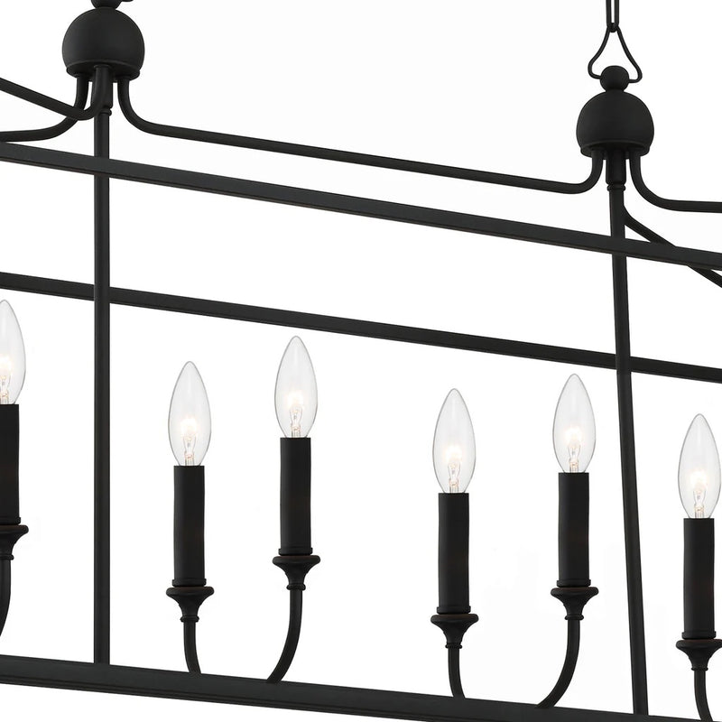 Libby Langdon Sylvan 8 Light Linear Chandelier