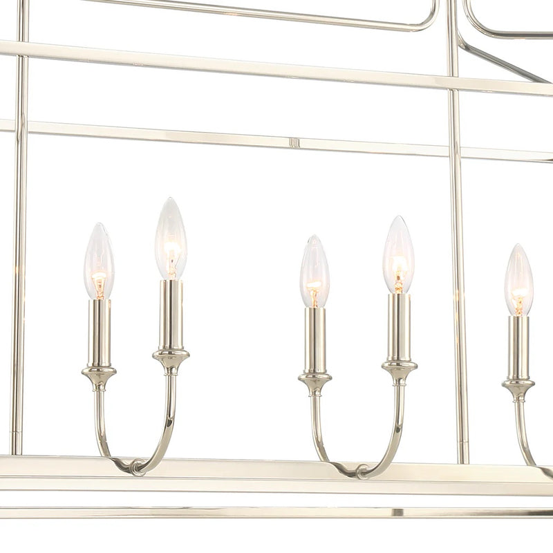 Libby Langdon Sylvan 8 Light Linear Chandelier