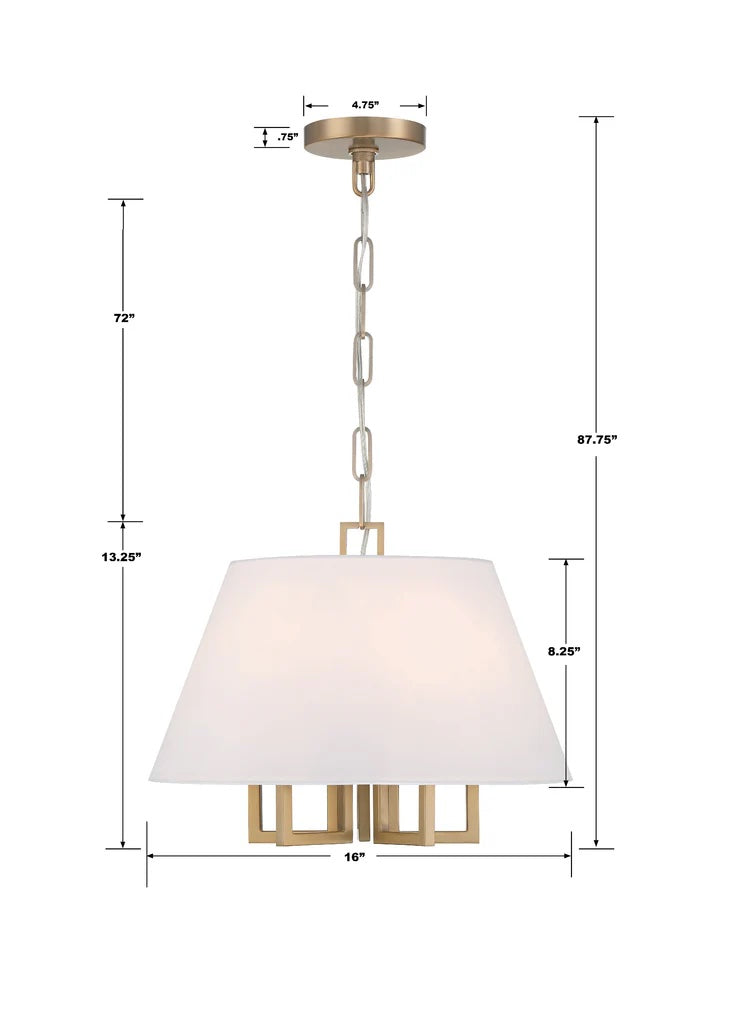 Libby Langdon Westwood 5 Light Pendant