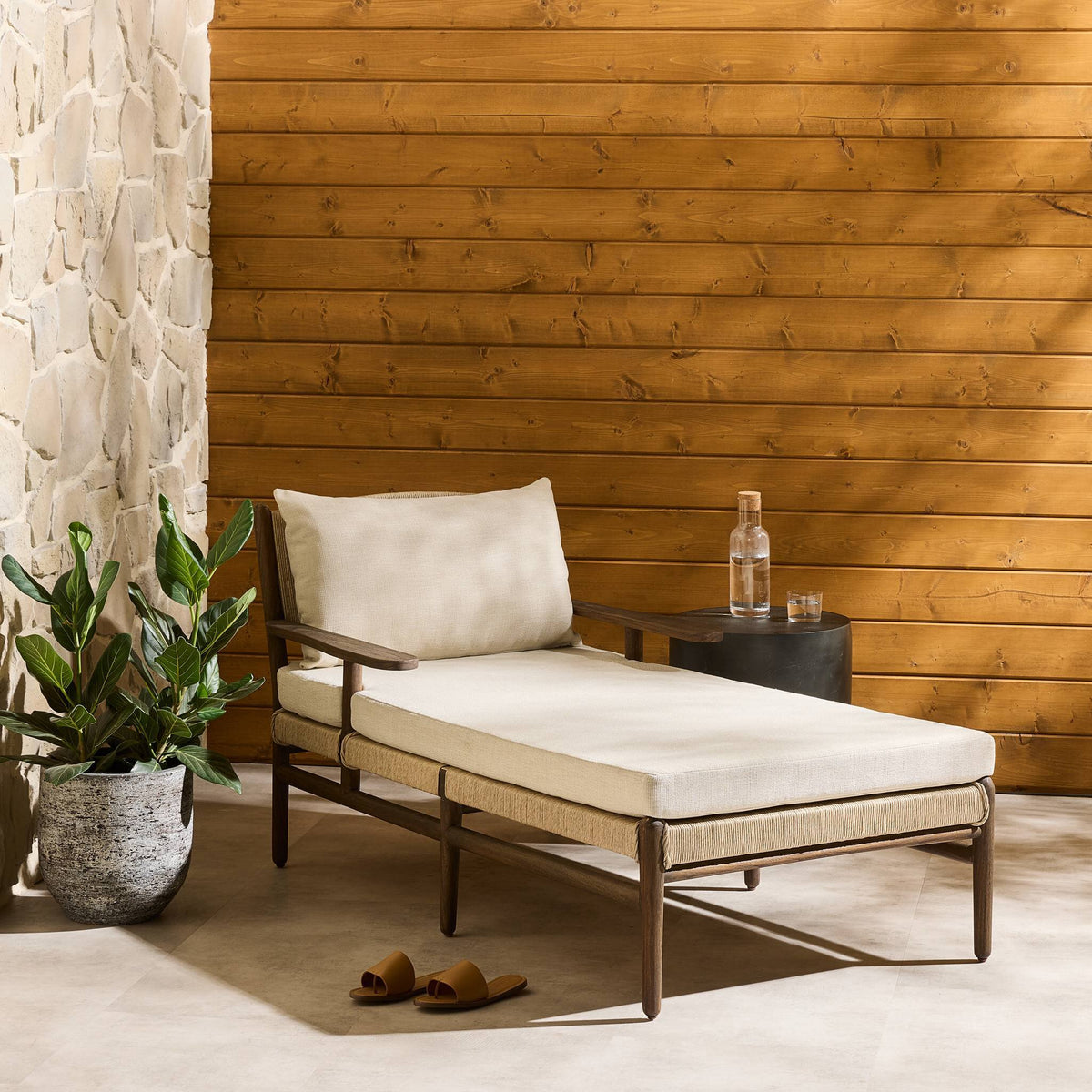 Herrin Outdoor Chaise