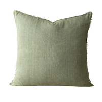 Lina Linen Pillow Cover Laurel
