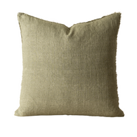 Lina Linen Pillow Cover Shadow 24"