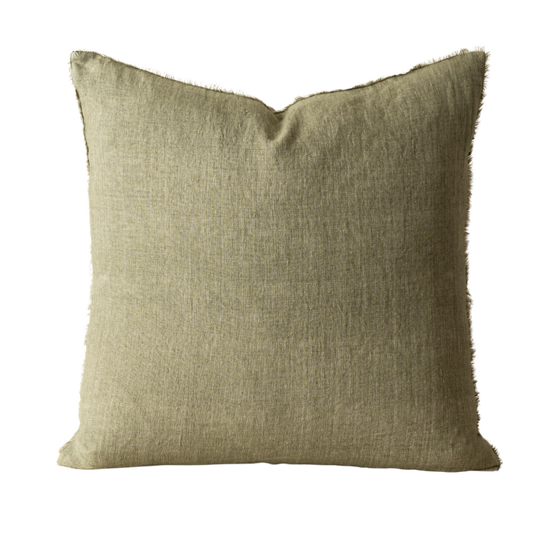 Lina Linen Pillow Cover Shadow 24"