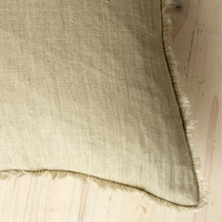 Lina Linen Pillow Celery Root 24x24