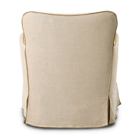 Della Slipcover Swivel Chair