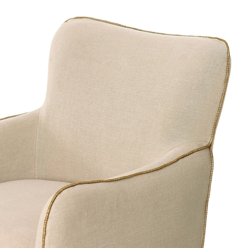 Della Slipcover Swivel Chair