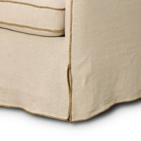 Della Slipcover Swivel Chair