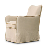 Della Slipcover Swivel Chair