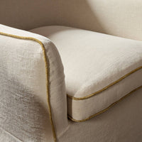 Della Slipcover Swivel Chair
