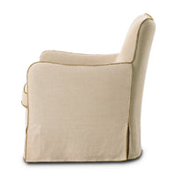 Della Slipcover Swivel Chair