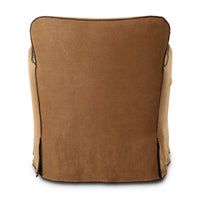 Della Slipcover Swivel Chair