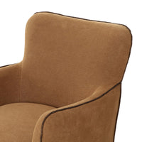 Della Slipcover Swivel Chair