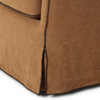 Della Slipcover Swivel Chair