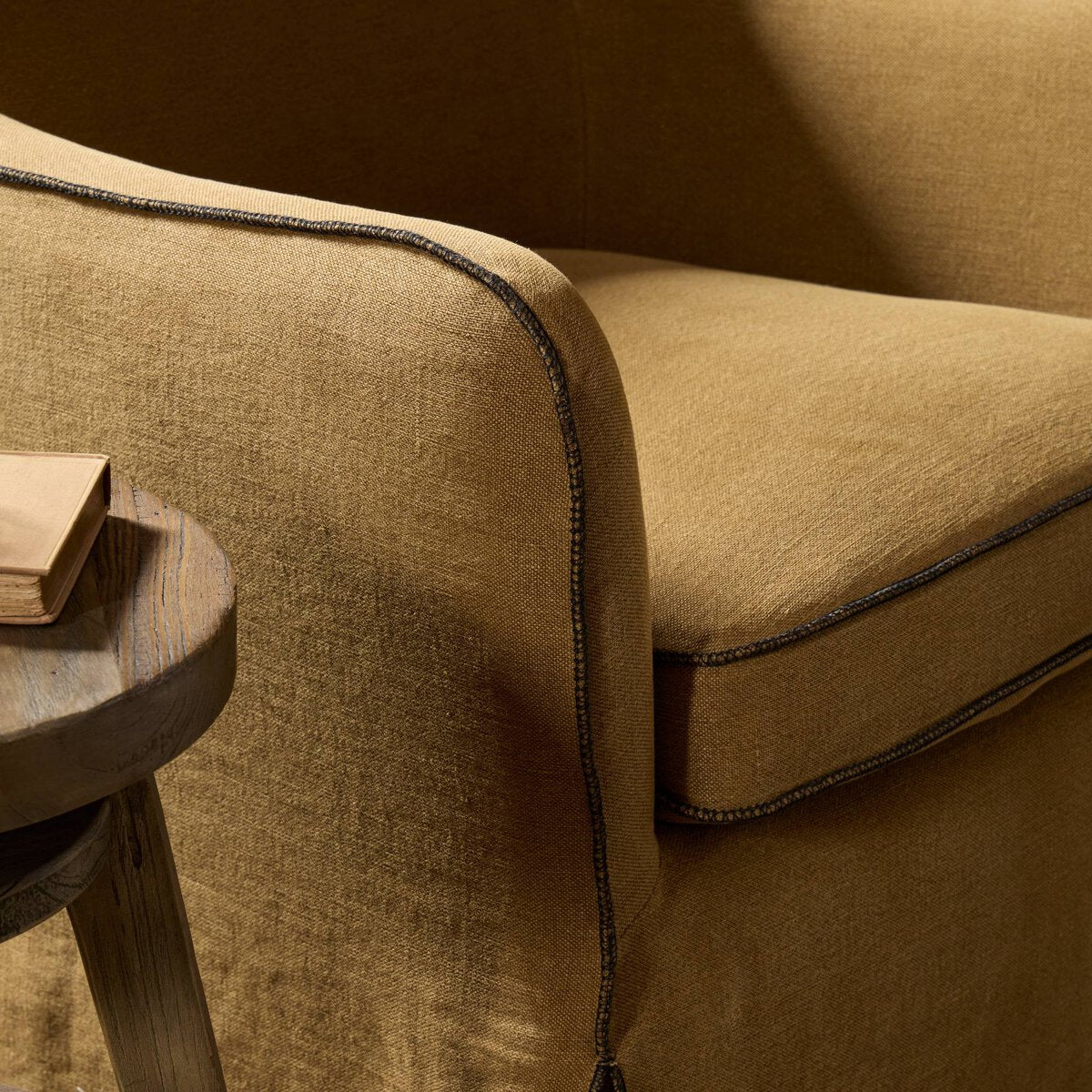 Della Slipcover Swivel Chair