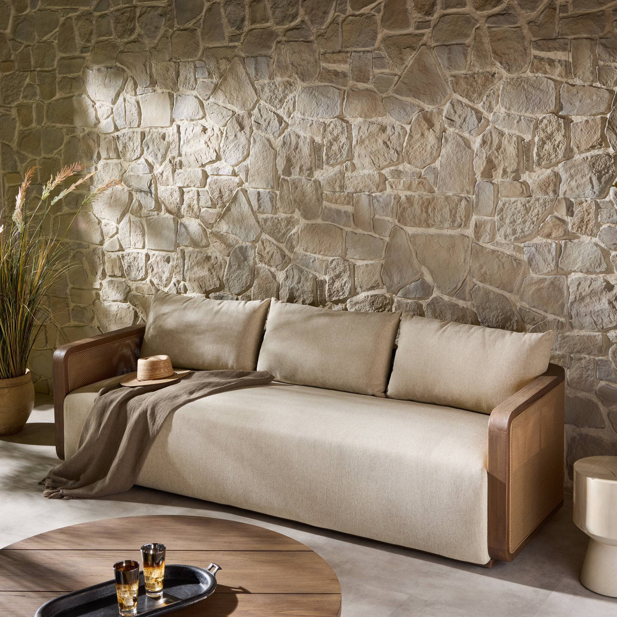 Reiner Outdoor Sofa-96"