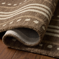 Alfie (Chris Loves Julia × Loloi) ALF-02 Rug [Bark/Natural]