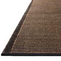 Gertrude (Amber Lewis × Loloi) GRT-01 Rug [Natural/Black]