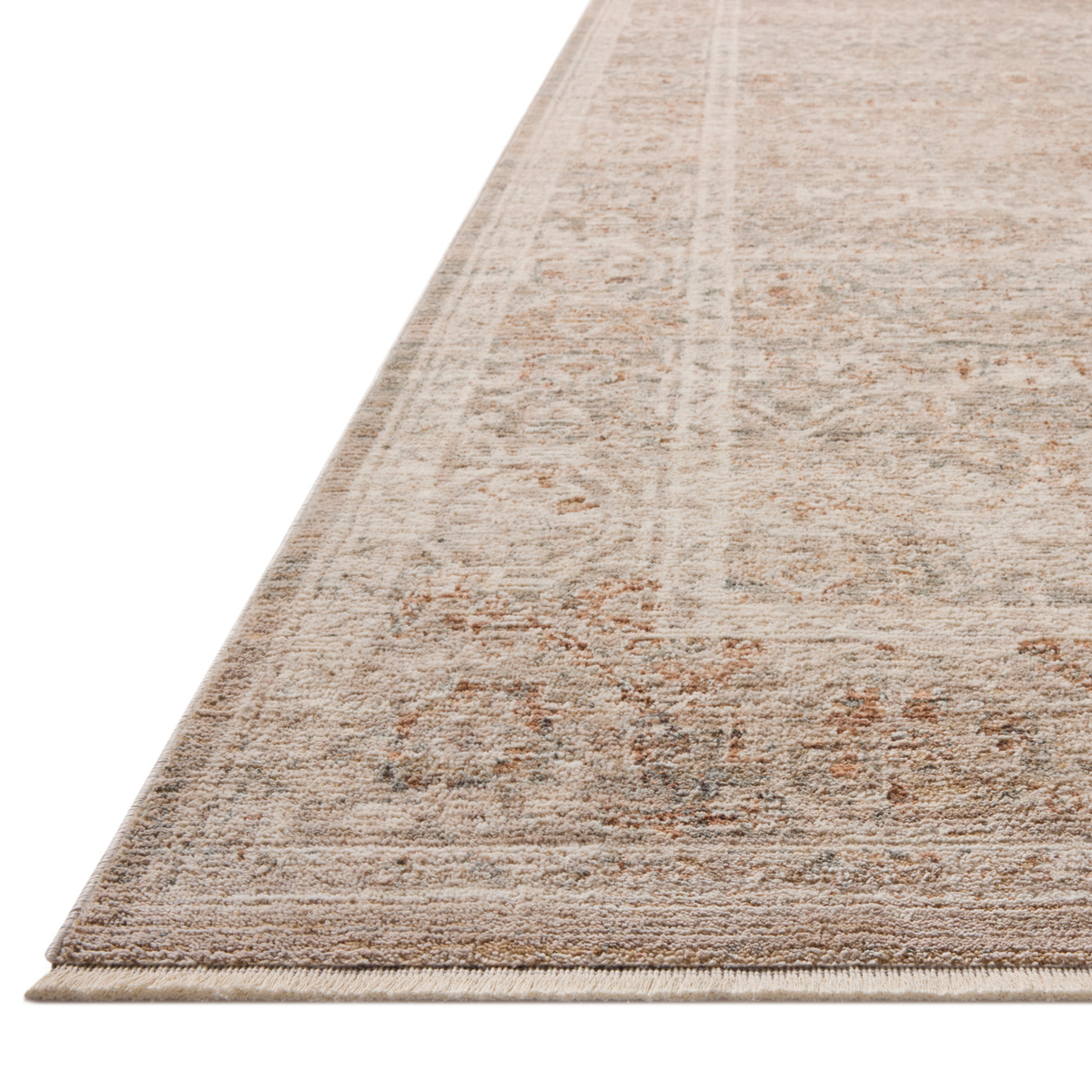 Doris (Chris Loves Julia × Loloi) DRS-06 Rug [Mist/Clay]