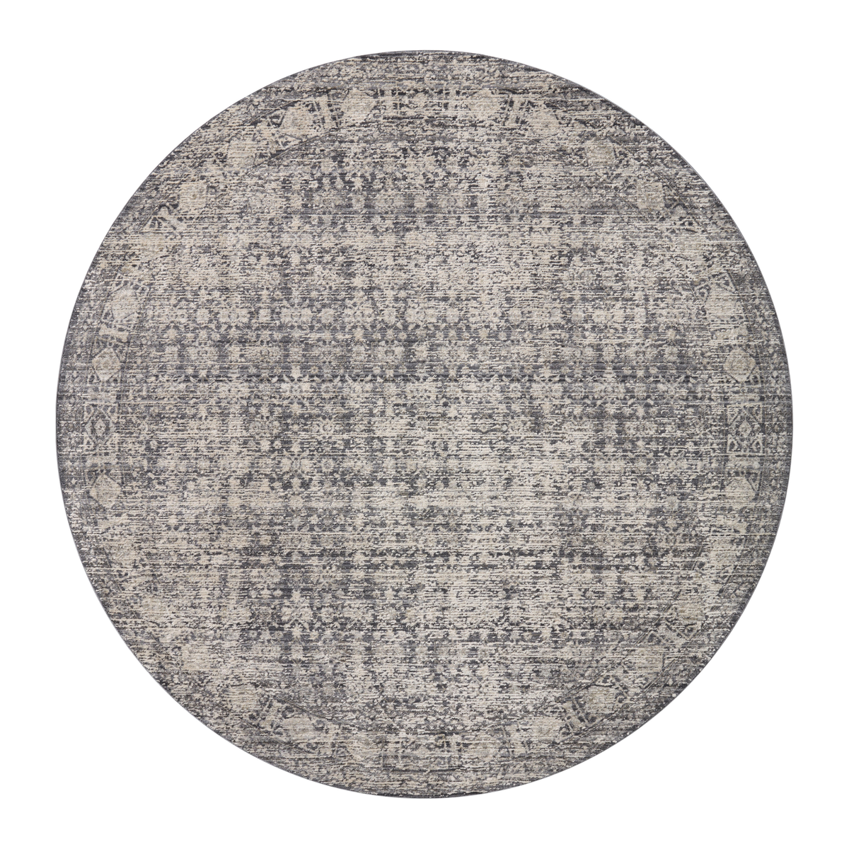 Alie (Amber Lewis × Loloi) ALE-03 Rug [Charcoal/Dove]