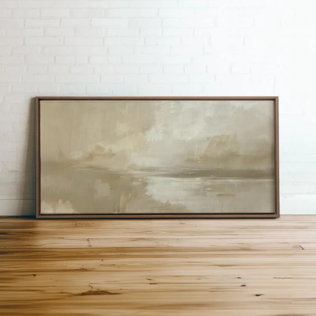 Ivory Lake [Artwork on Stretched Canvas]