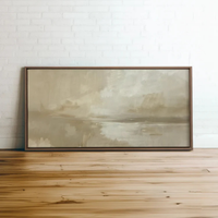 Ivory Lake [Artwork on Stretched Canvas]