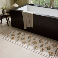 Clove CLO-02 (Chris Loves Julia × Loloi) Bath Mat [Ivory/Wheat]