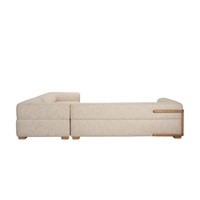 Warner Small 3-Piece Sectional [Beige]