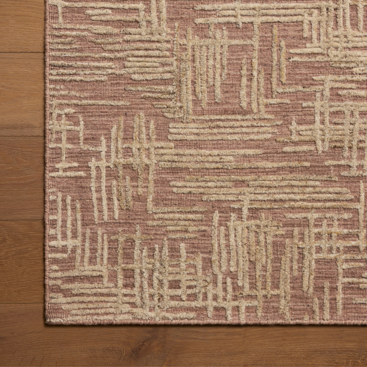 Woodriff WDR-01 Rug [Brick/Natural]