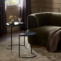 Ane Nesting Table Set [Black Marble]