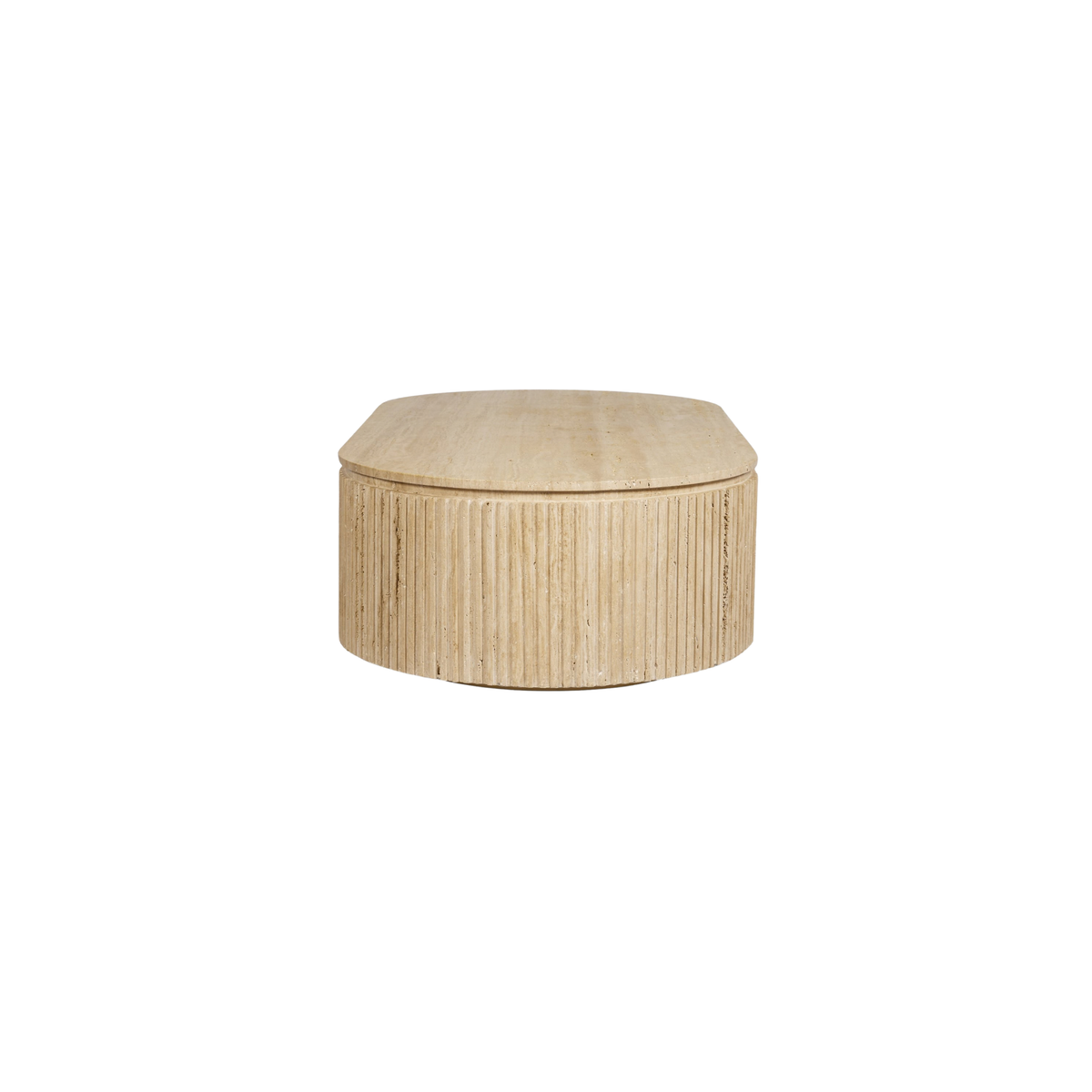 Elara Travertine Coffee Table