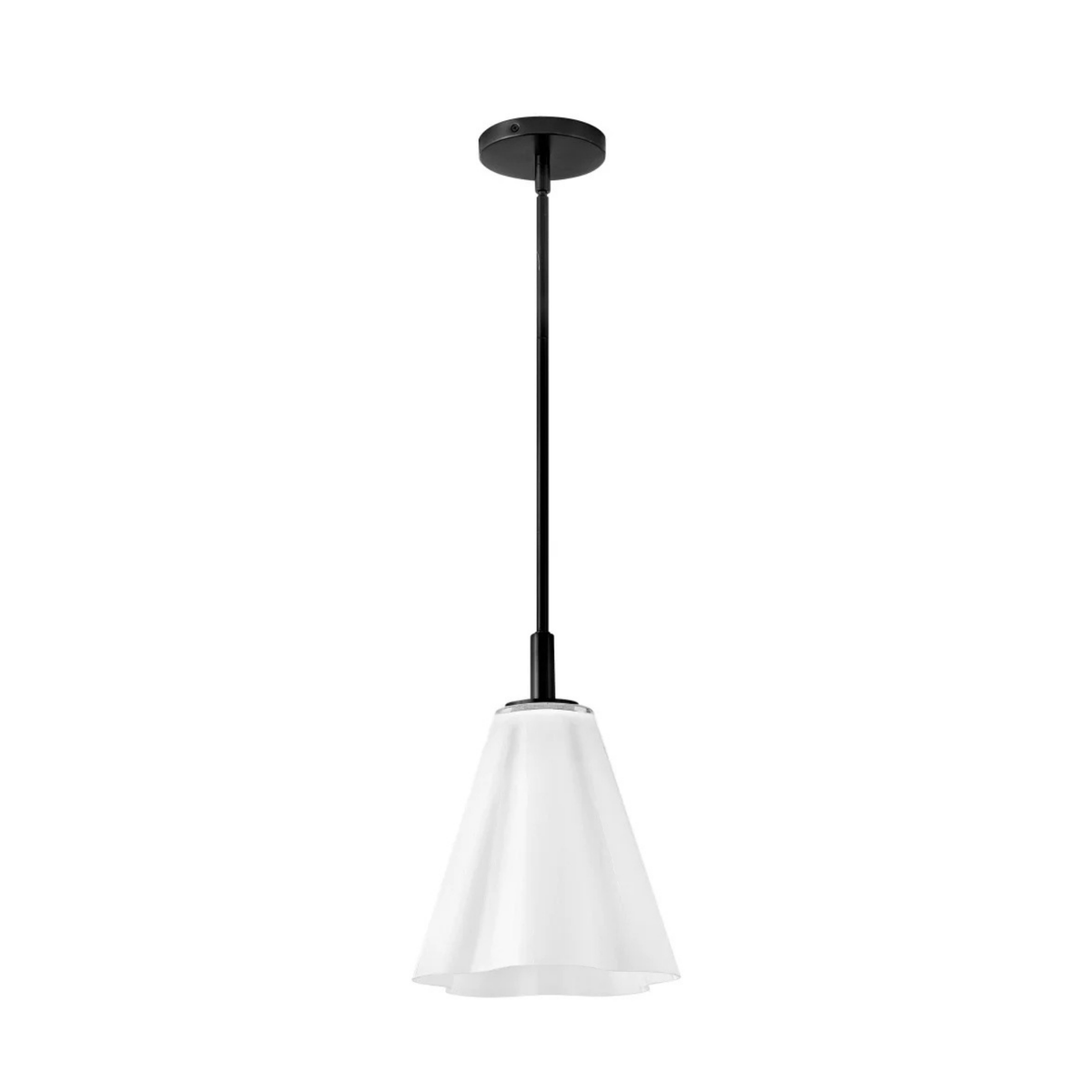 Honey 11" Scalloped Pendant