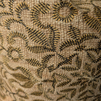 Flora Embroidered Pillow 20" x 20"