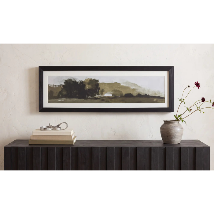 Highland Framed Print in Glass [24"W x 8"H]