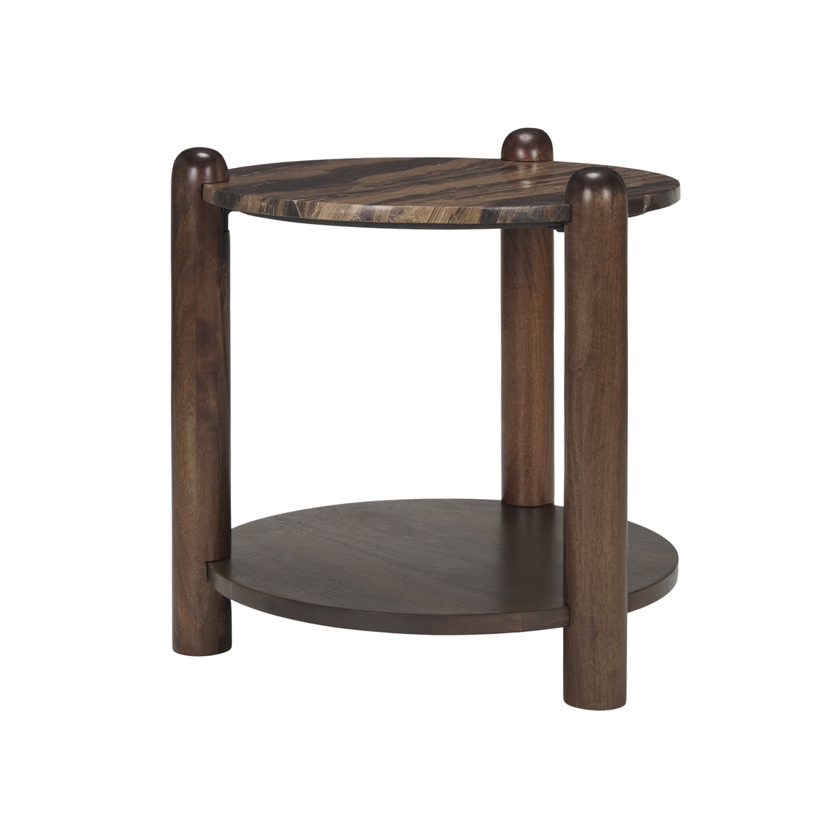 Jovia Marble-Top Side Table