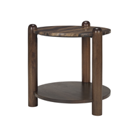 Jovia Marble-Top Side Table