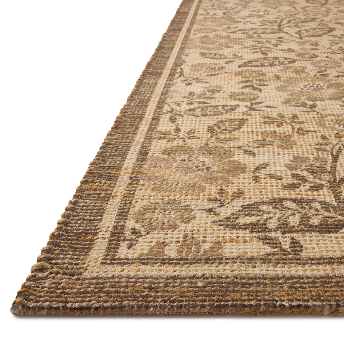 Rue (Chris Loves Julia × Loloi) RUE-03 Rug [Bark/Mocha]