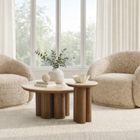 Shae Travertine Coffee Table